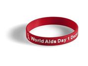 World Aids Day Silicone Bracelet