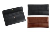 Adpel Italian Leather Ladies Basic Purse. Zipped coin section.