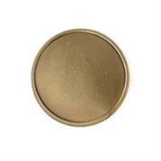 Ball marker Brass Disk with Raised Edging